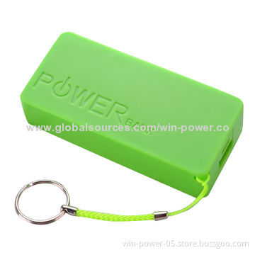 Power Bank for iPhone, 1,800, 2,200, 2,600mAh Capacity, Sized 94 x 22 x 21mm